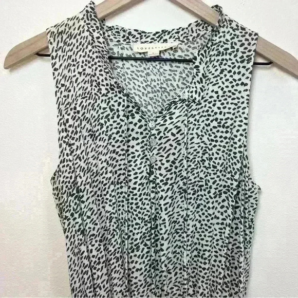 Lovestitch Ruffle Sleeveless Dress Size Small - Picture 2 of 16